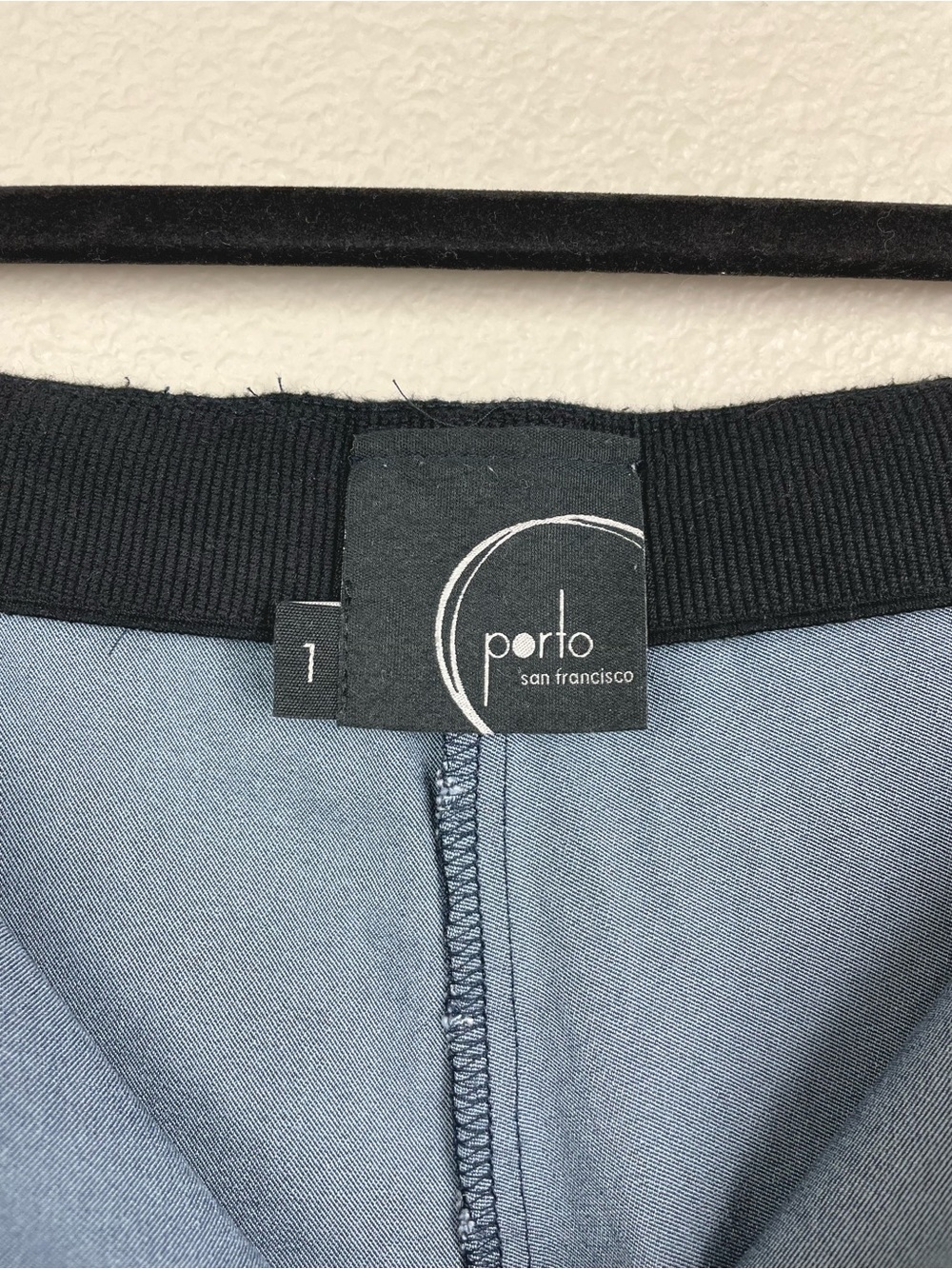 Porto San Francisco Women's 6 Chambray Barrel Leg Capri Pants Patch Pockets Zip - Picture 8 of 16